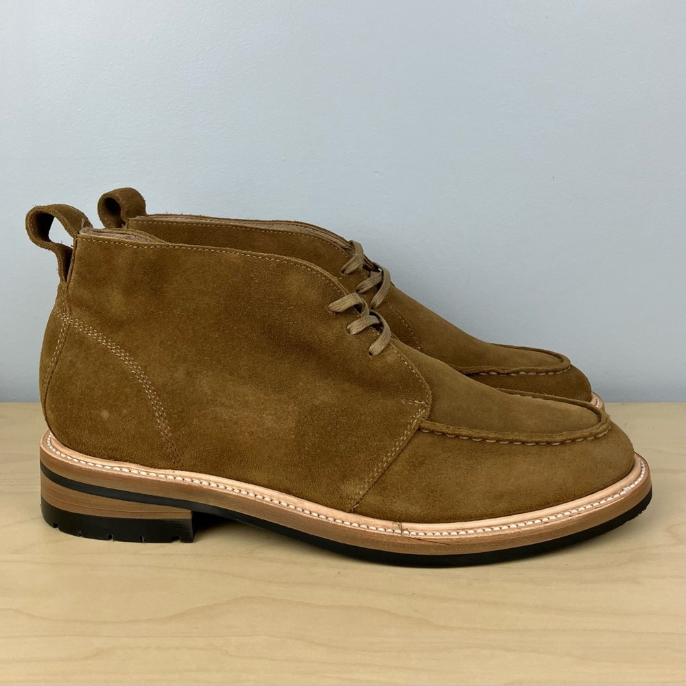Taylor Stitch Men’s Size 12.0 The Forester Chukka Mushroom Brown Suede Boots